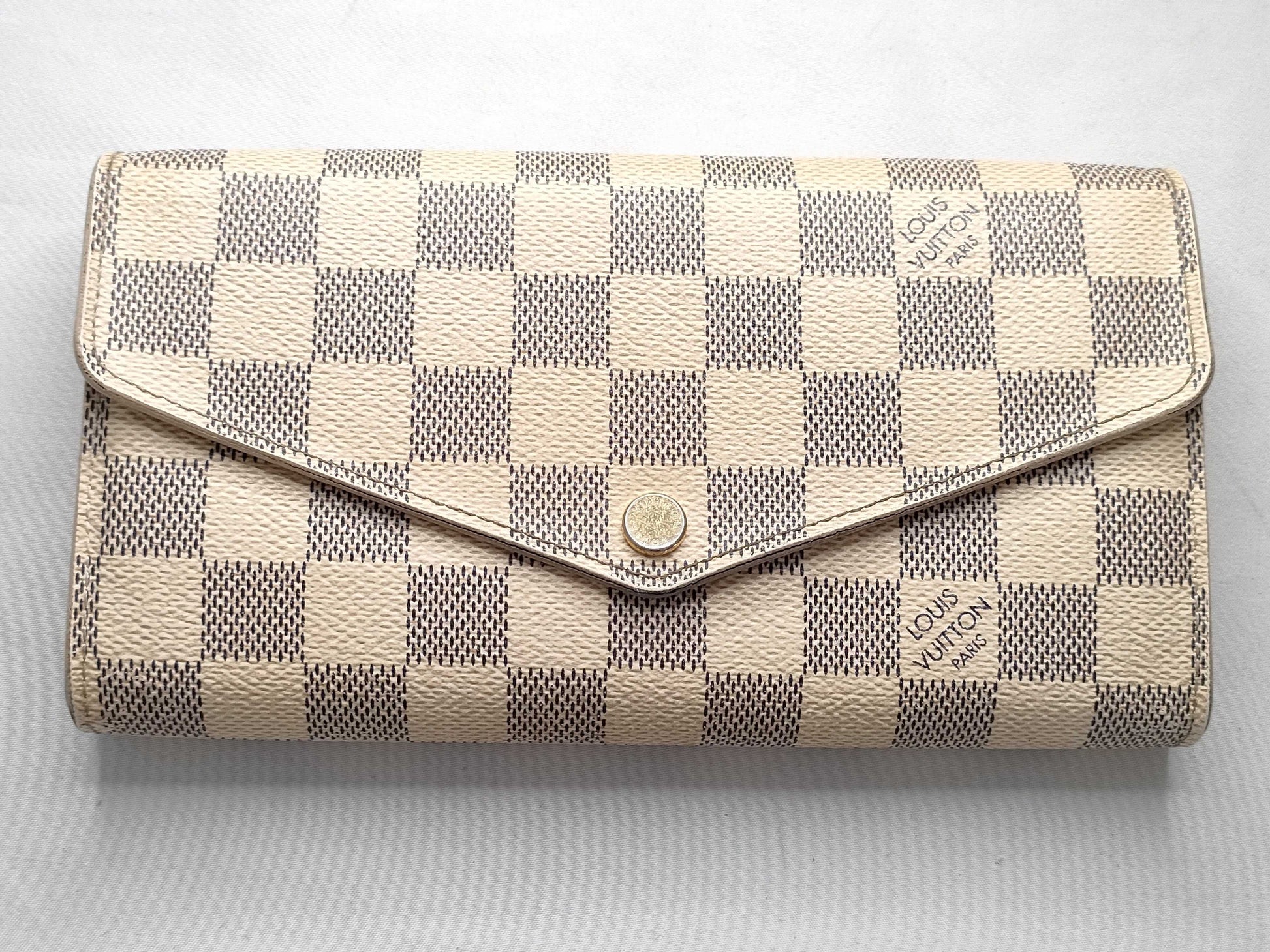 LOUIS VUITTON Damier Azure Vuitton Sara Damierzul N63208 CT3104 Wallet
