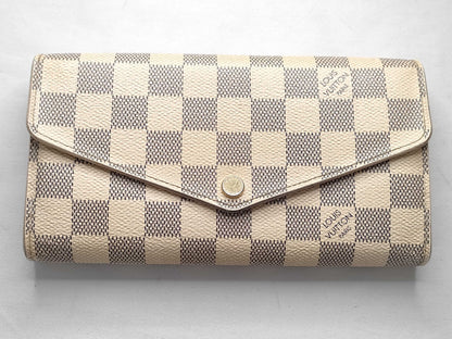 LOUIS VUITTON Damier Azure Vuitton Sara Damierzul N63208 CT3104 Wallet