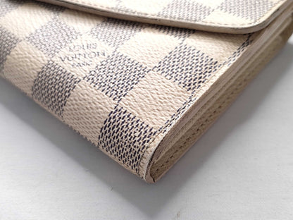 LOUIS VUITTON Damier Azure Vuitton Sara Damierzul N63208 CT3104 Wallet
