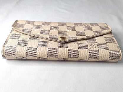LOUIS VUITTON Damier Azure Vuitton Sara Damierzul N63208 CT3104 Wallet