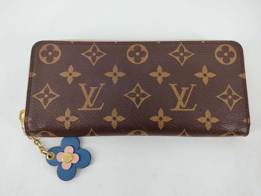 LOUIS VUITTON Monogram Vuitton Clemence Monogram Flower M63896 GI0169 Wallet