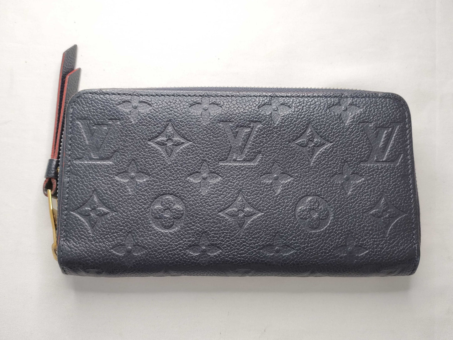 LOUIS VUITTON Monogram Unplanted Vuitton Zippy Wallet Marine Rouge M62121 SP4188 Wallet