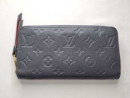 LOUIS VUITTON Monogram Unplanted Vuitton Zippy Wallet Marine Rouge M62121 SP4188 Wallet