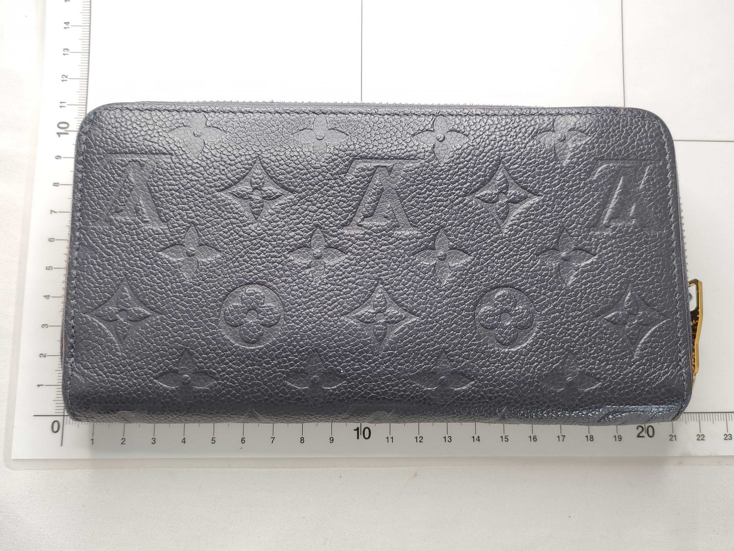 LOUIS VUITTON Monogram Unplanted Vuitton Zippy Wallet Marine Rouge M62121 SP4188 Wallet