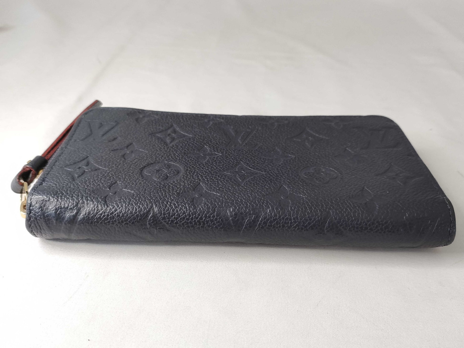 LOUIS VUITTON Monogram Unplanted Vuitton Zippy Wallet Marine Rouge M62121 SP4188 Wallet