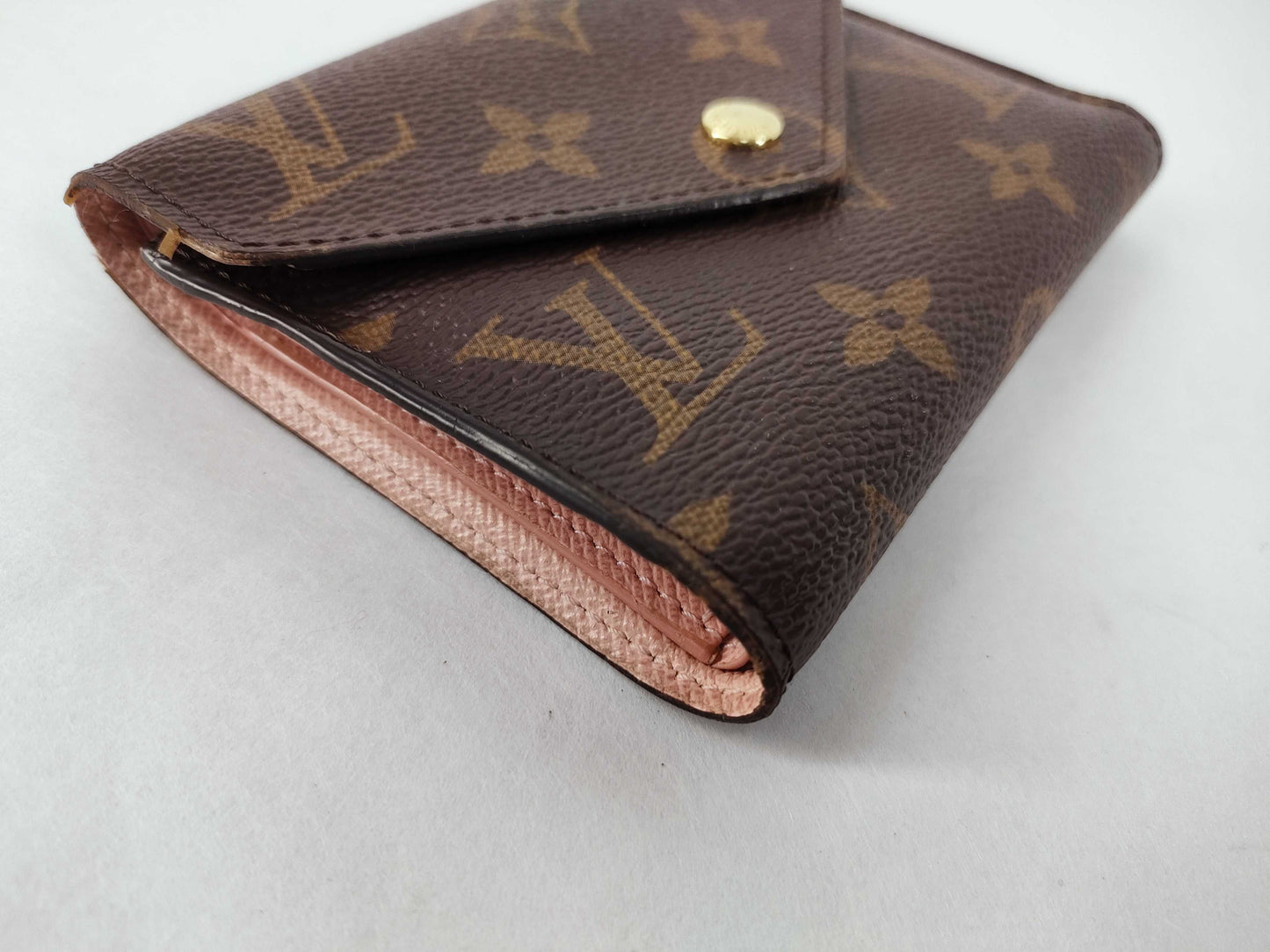 LOUIS VUITTON Monogram Vuitton Victorine Rose Ballerine M62360 FH3210 Wallet