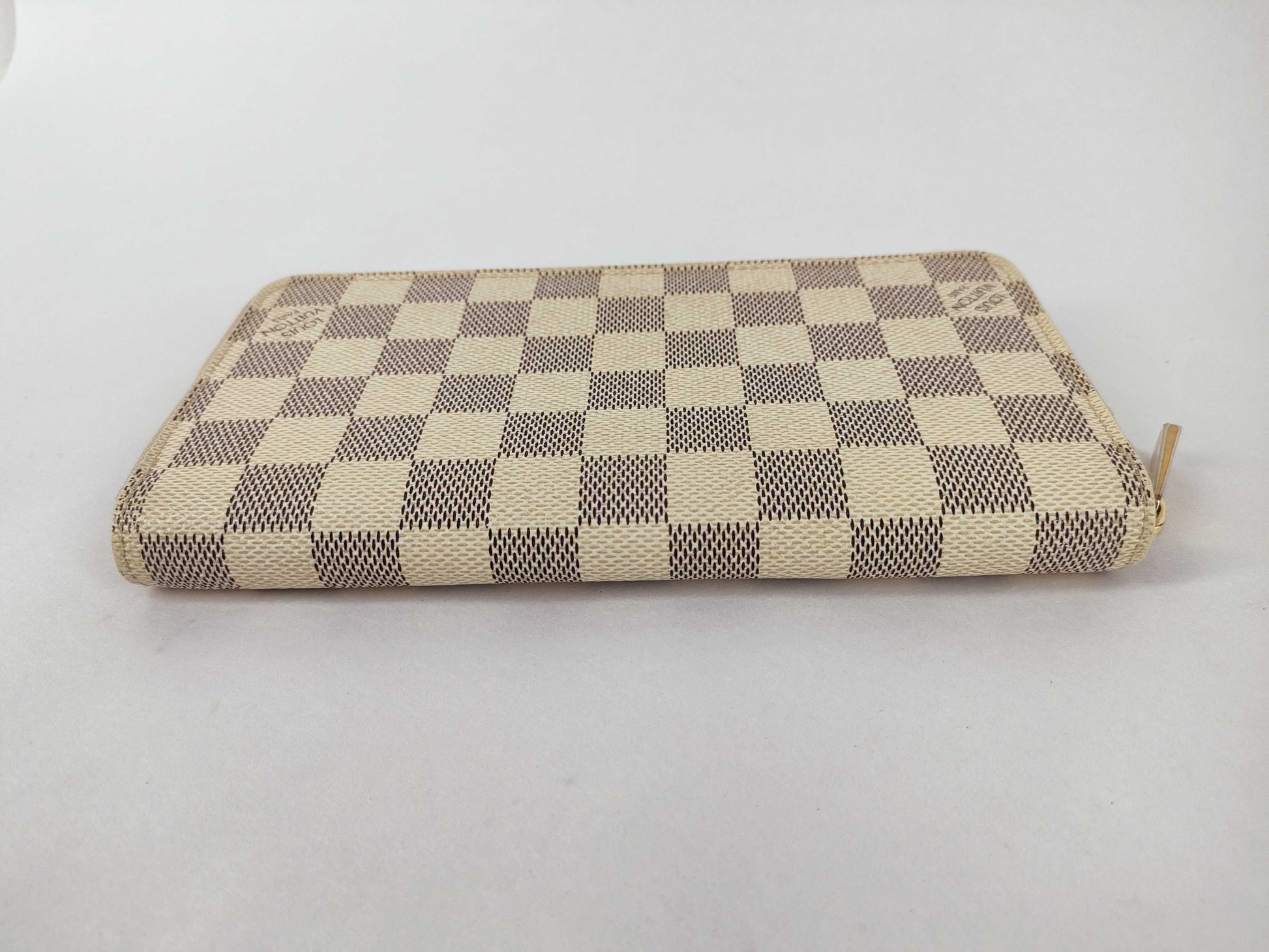 LOUIS VUITTON Damier Azure Vuitton Zippy Wallet Damierzul N60019 VI2037 Wallet
