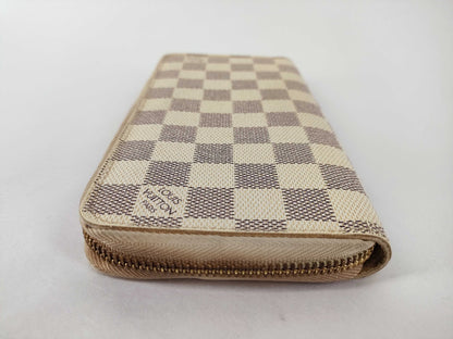 LOUIS VUITTON Damier Azure Vuitton Zippy Wallet Damierzul N60019 VI2037 Wallet