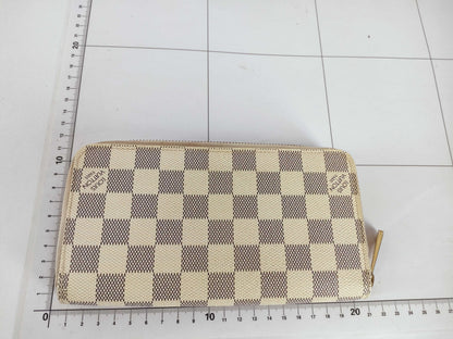 LOUIS VUITTON Damier Azure Vuitton Zippy Wallet Damierzul N60019 VI2037 Wallet