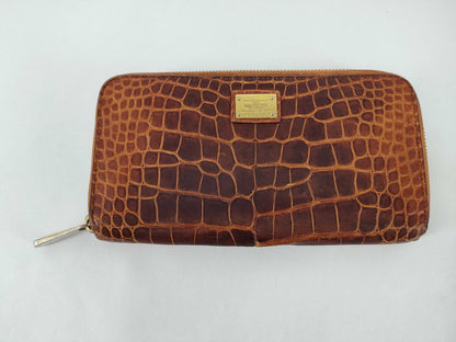 LOUIS VUITTON Vuitton Zippy Wallet Crocodile AS2028 Wallet