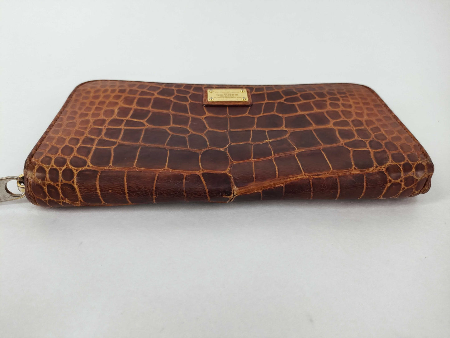 LOUIS VUITTON Vuitton Zippy Wallet Crocodile AS2028 Wallet