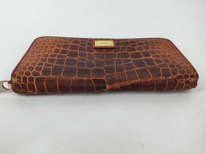 LOUIS VUITTON Vuitton Zippy Wallet Crocodile AS2028 Wallet
