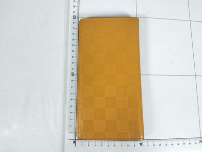 LOUIS VUITTON Damier Anfini Vuitton Brazza Damier Anfini N63146 SP0123 Wallet