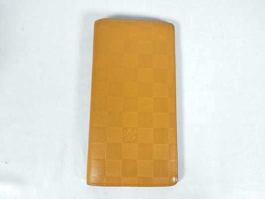 LOUIS VUITTON Damier Anfini Vuitton Brazza Damier Anfini N63146 SP0123 Wallet