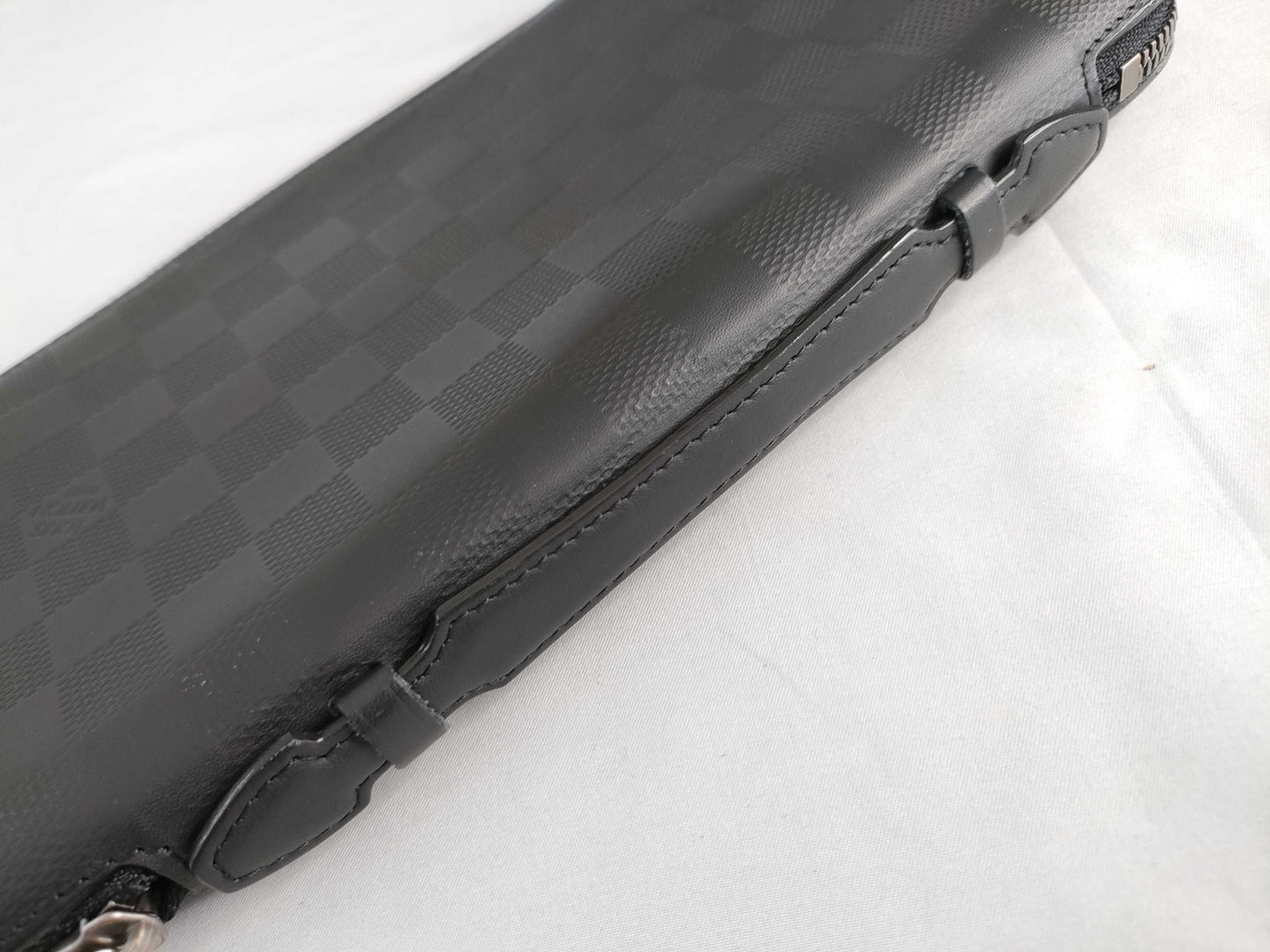 LOUIS VUITTON Damier Anfini Vuitton Atol Damier Anfini N41380 MI4165 Wallet