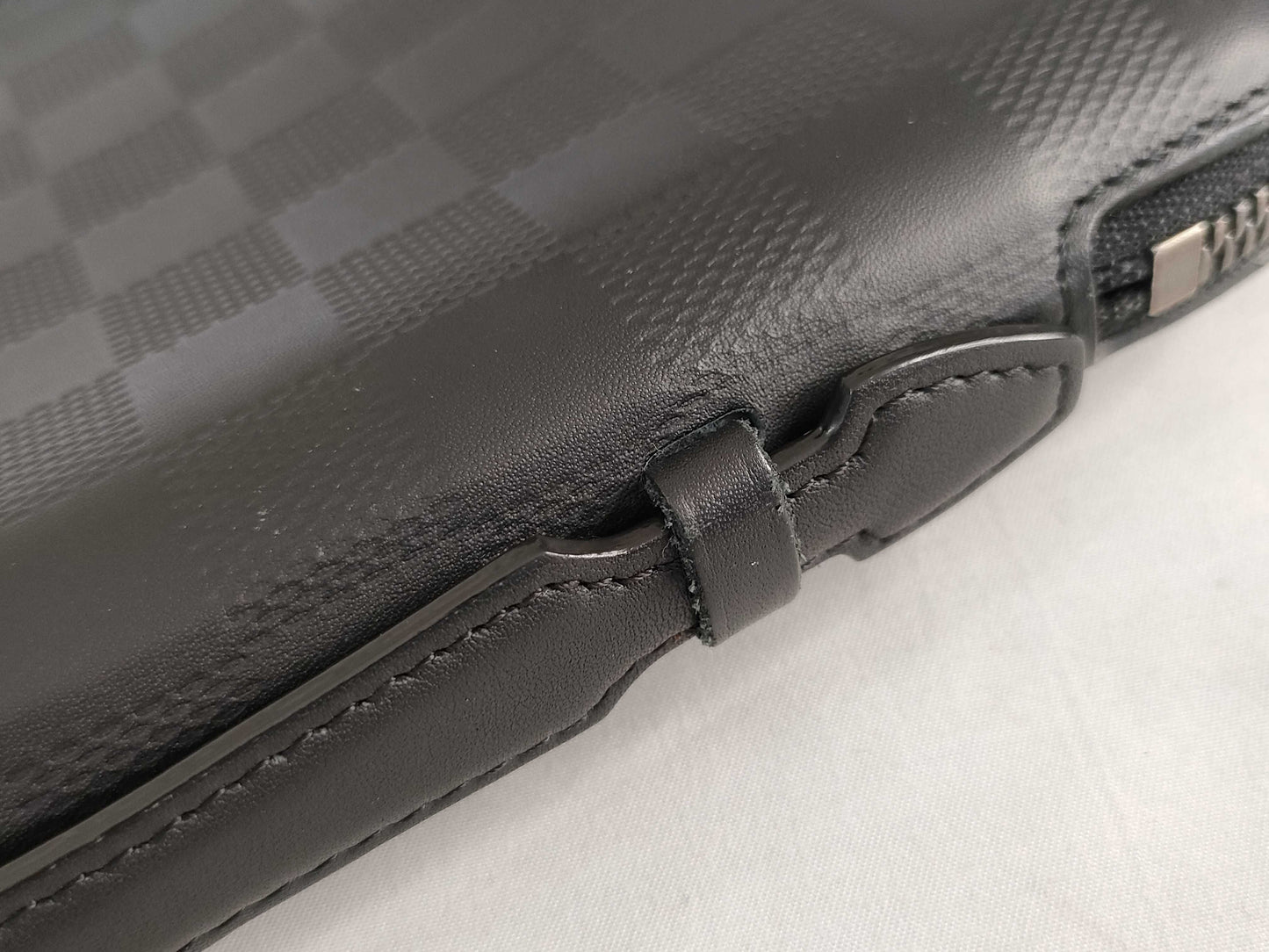 LOUIS VUITTON Damier Anfini Vuitton Atol Damier Anfini N41380 MI4165 Wallet