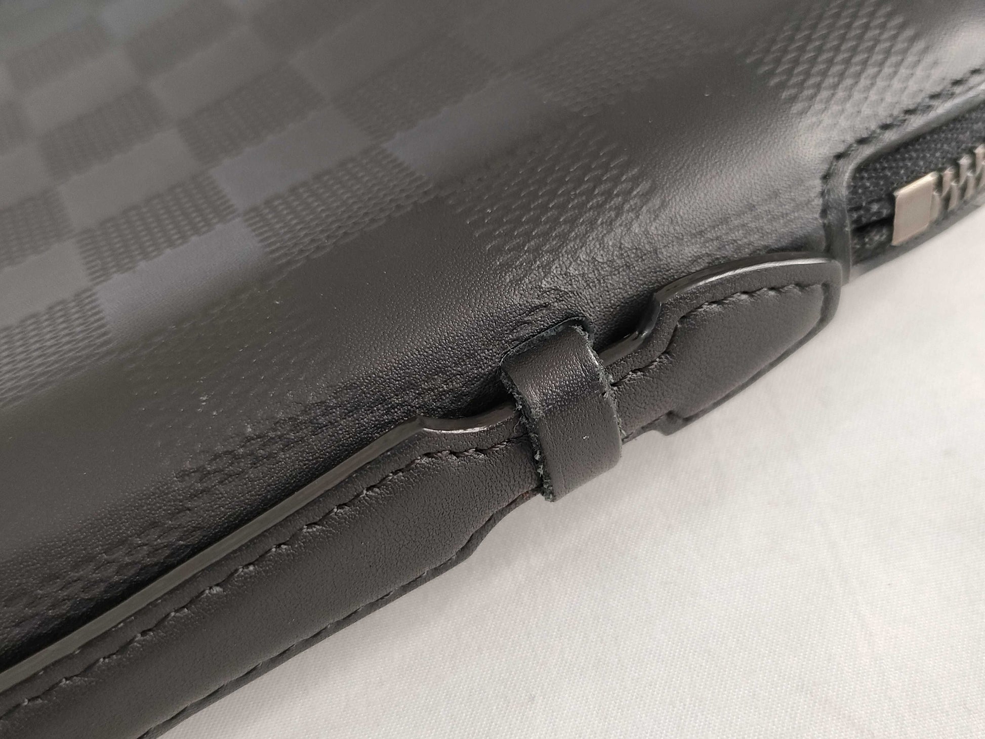 LOUIS VUITTON Damier Anfini Vuitton Atol Damier Anfini N41380 MI4165 Wallet