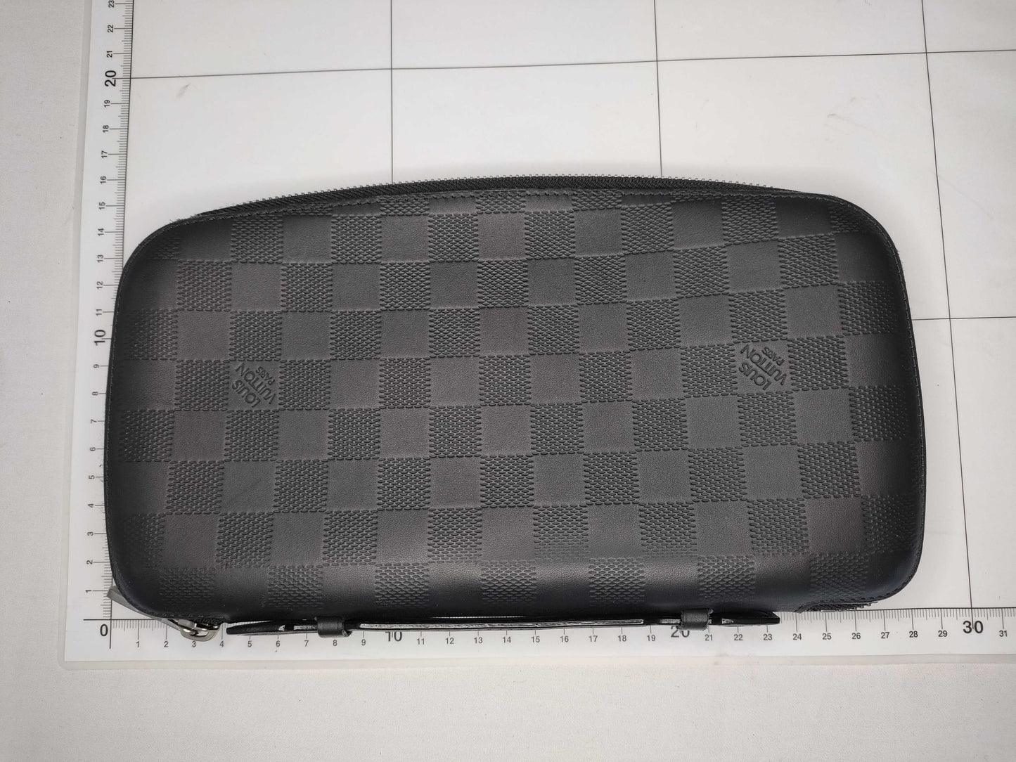 LOUIS VUITTON Damier Anfini Vuitton Atol Damier Anfini N41380 MI4165 Wallet