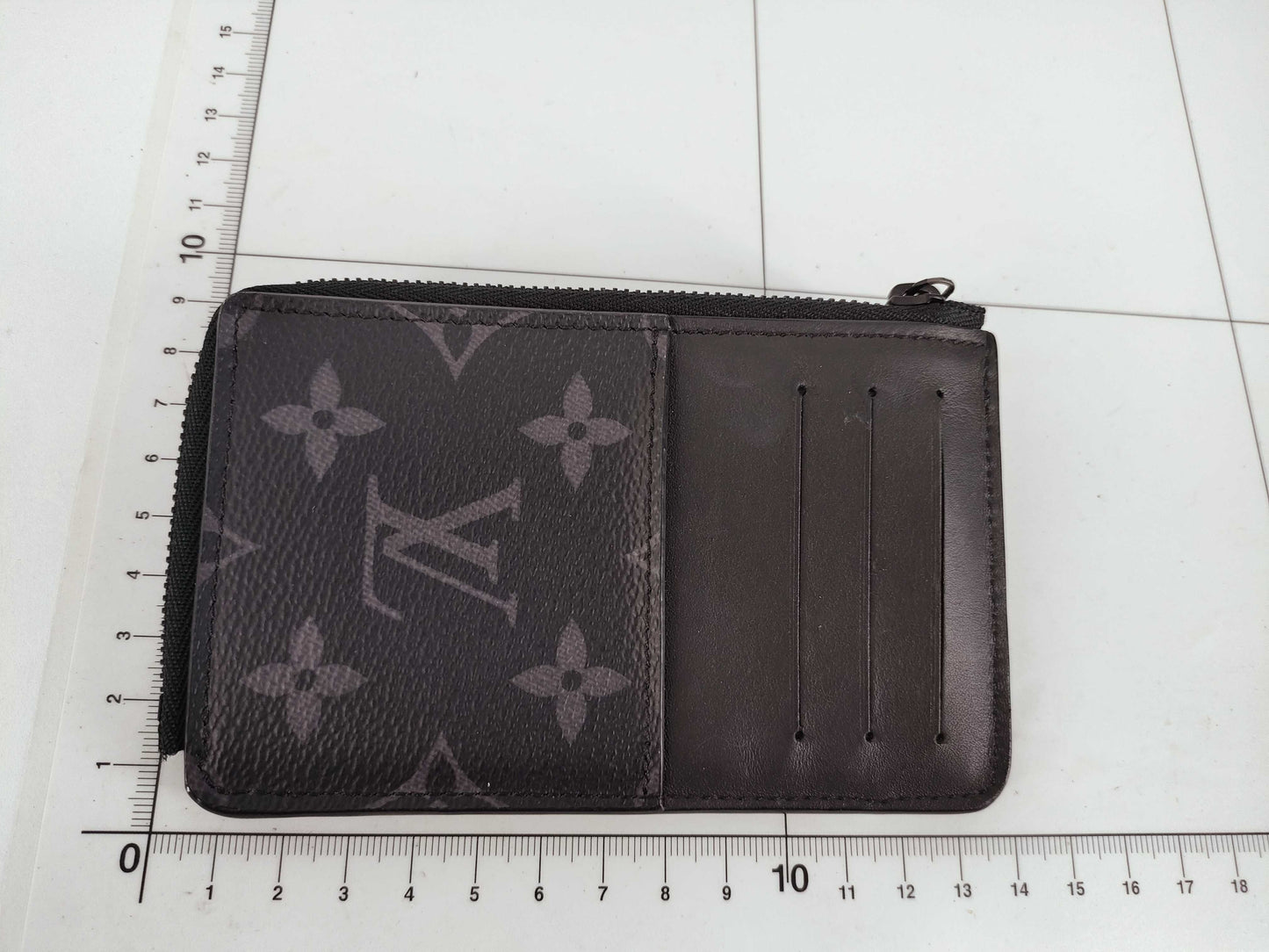 LOUIS VUITTON Monogram Unplant Vuitton Trunk Fragment Case Eclipse M80556 RFID Card Case, Pass Case, Business Card Holder