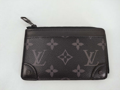 LOUIS VUITTON Monogram Unplant Vuitton Trunk Fragment Case Eclipse M80556 RFID Card Case, Pass Case, Business Card Holder