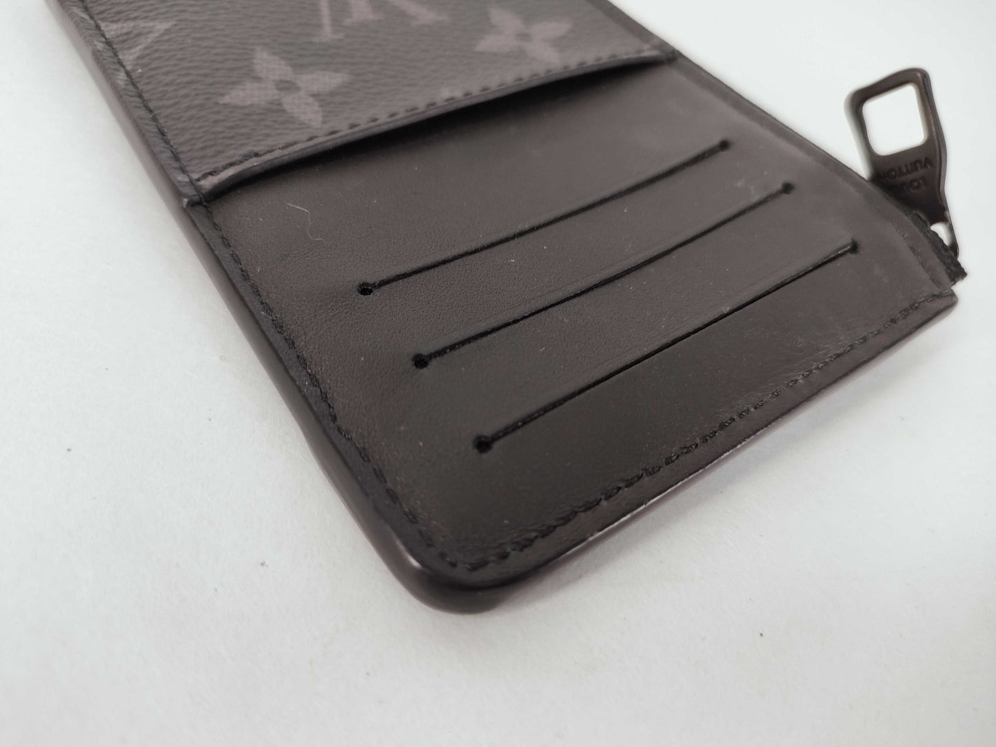 LOUIS VUITTON Monogram Unplant Vuitton Trunk Fragment Case Eclipse M80556 RFID Card Case, Pass Case, Business Card Holder