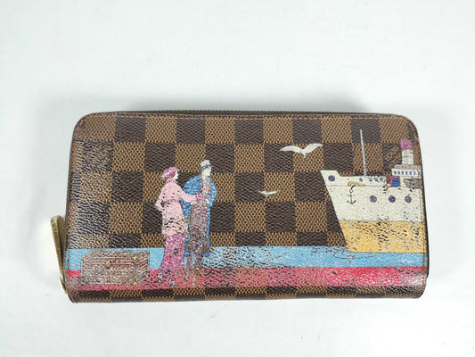 LOUIS VUITTON Monogram Vuitton Zippy Wallet Damier Cruiseline N41665 GI2176 Wallet