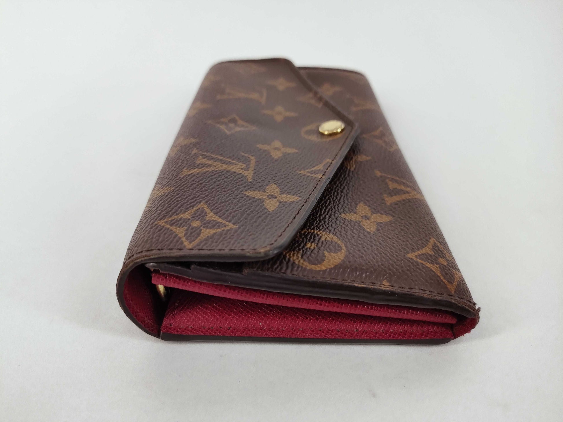LOUIS VUITTON Monogram Vuitton Sara Monogram Fuchsia M62234 RFID Wallet