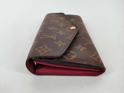 LOUIS VUITTON Monogram Vuitton Sara Monogram Fuchsia M62234 RFID Wallet