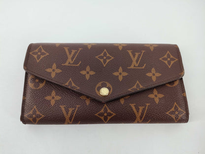 LOUIS VUITTON Monogram Vuitton Sara Monogram Fuchsia M62234 RFID Wallet