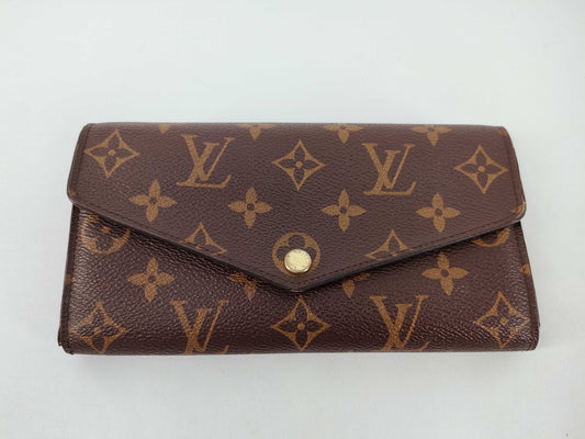 LOUIS VUITTON Monogram Vuitton Sara Monogram Fuchsia M62234 RFID Wallet