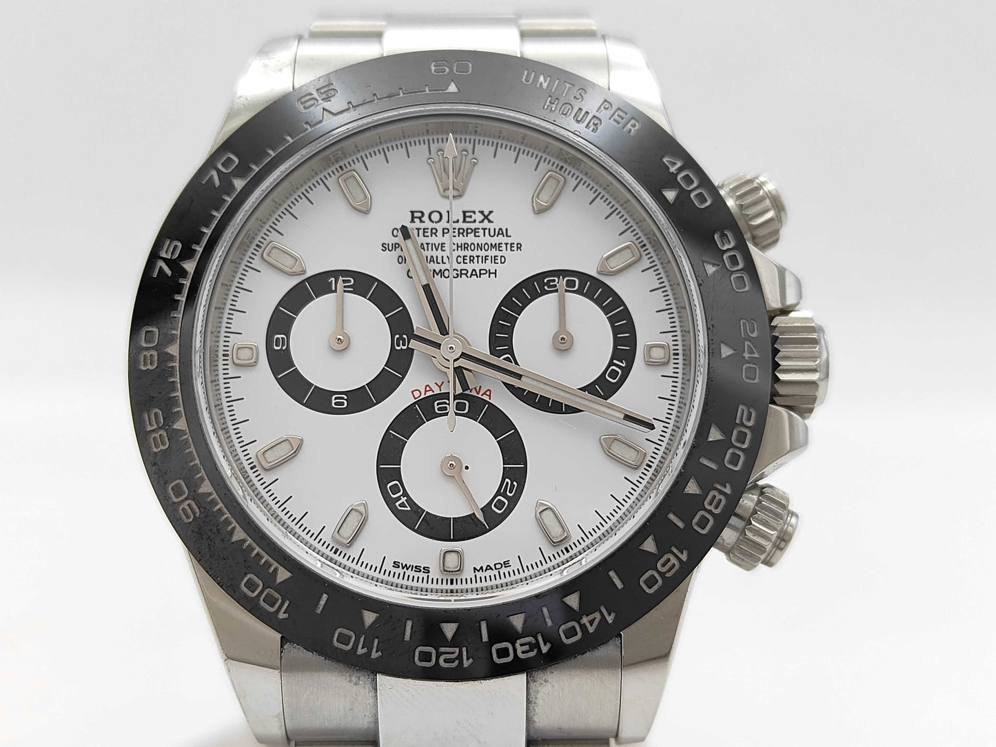 ROLEX 116500LN 66X12081 White Dial Oyster Breath Men's Watch