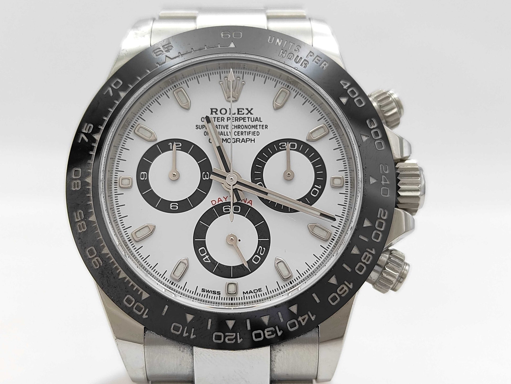 ROLEX 116500LN 66X12081 White Dial Oyster Breath Men's Watch