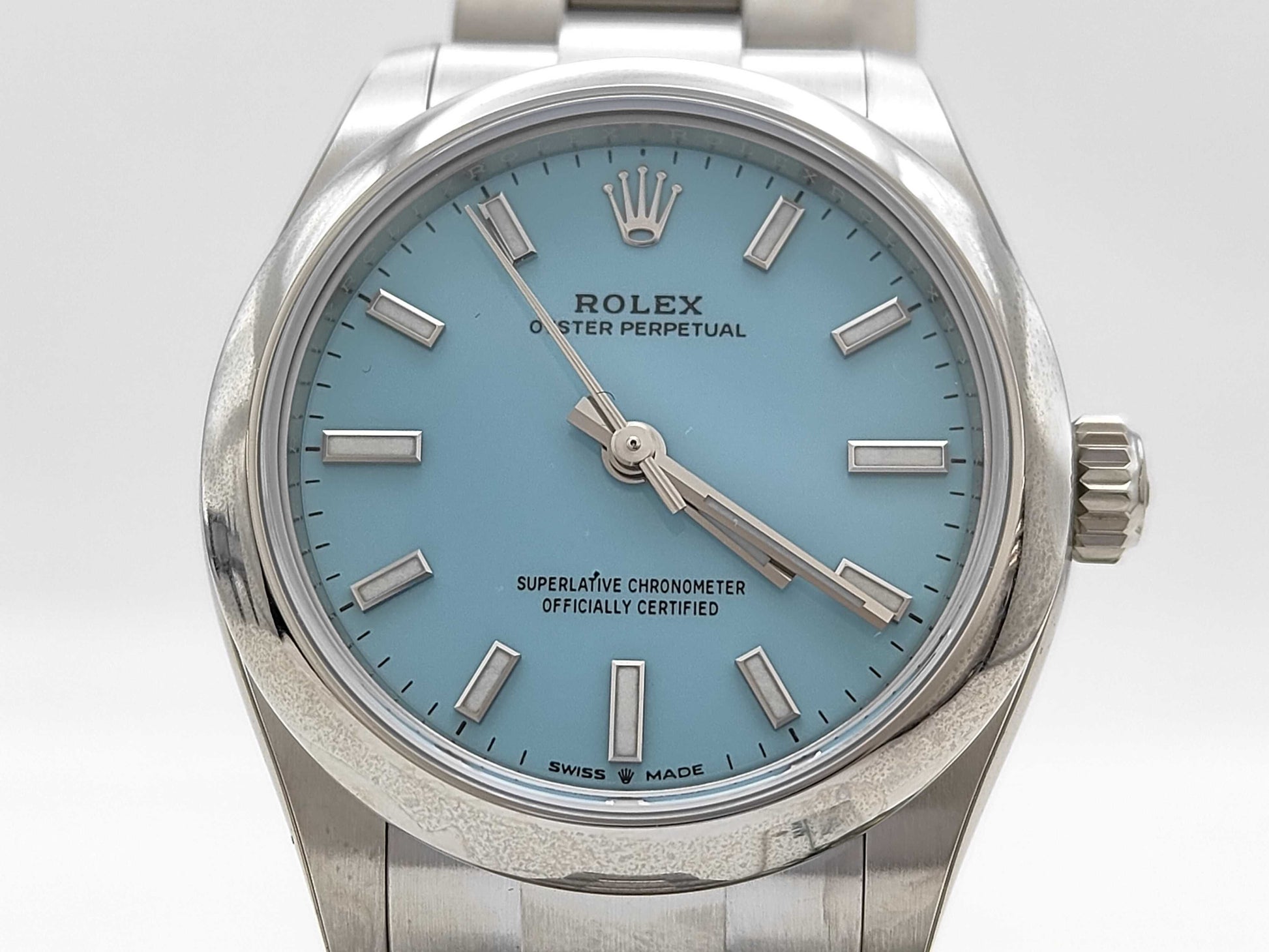 ROLEX 277200 1GT33088 Turquoise Oyster Breath Women's Watch