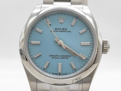 ROLEX 277200 1GT33088 Turquoise Oyster Breath Women's Watch
