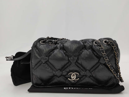 CHANEL Bubble Quilted Chain Shoulder Bag Matlasse 23rd Series Shoulder Bag