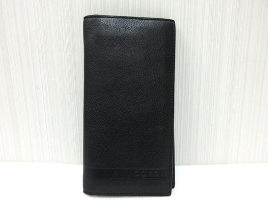 COACH Leather Bi-Fold Long Wallet Wallet