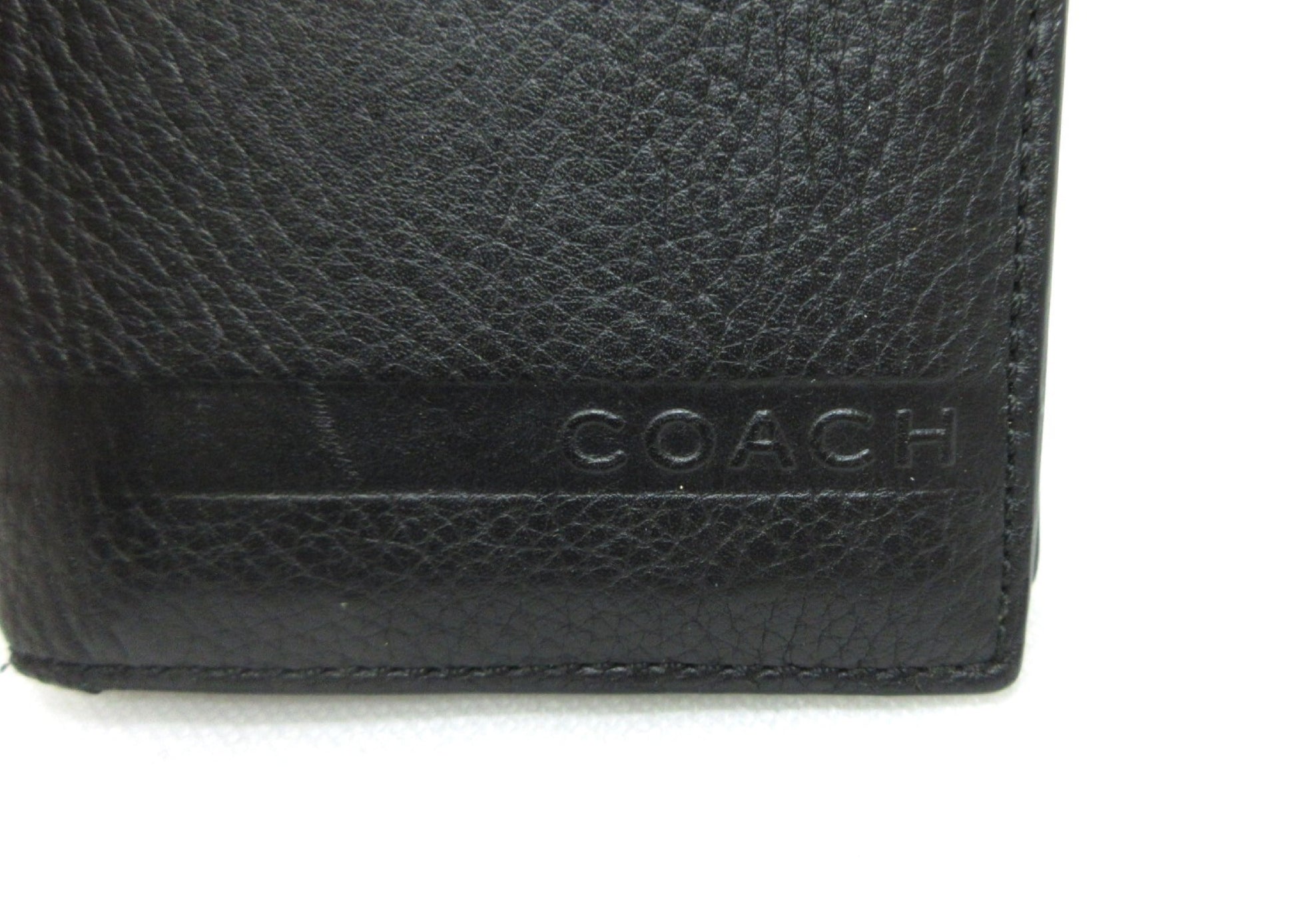 COACH Leather Bi-Fold Long Wallet Wallet