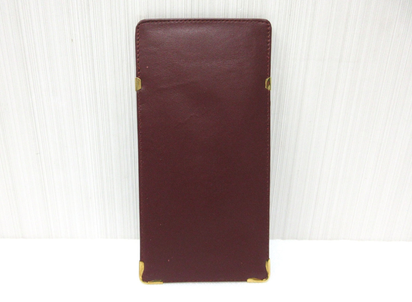 Cartier Mastline Leather Glasses Case Eyeglass Case Glasses Case Eyeglass Case Bordeaux Other Accessories