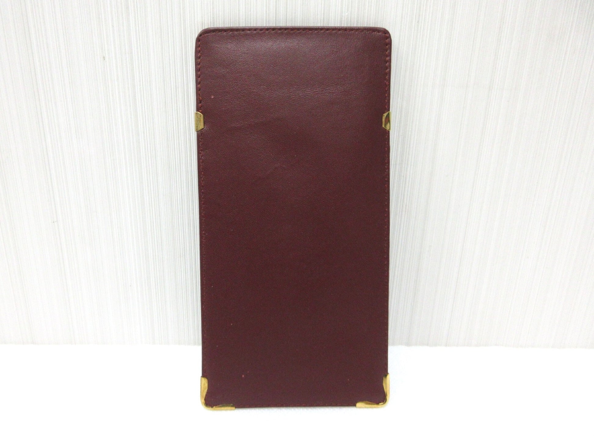 Cartier Mastline Leather Glasses Case Eyeglass Case Glasses Case Eyeglass Case Bordeaux Other Accessories