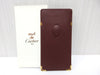 Cartier Mastline Leather Glasses Case Eyeglass Case Glasses Case Eyeglass Case Bordeaux Other Accessories