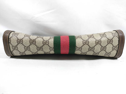 GUCCI GG Supreme Gucci GG Canvas Second Bag Sherry Line Clutch Bag