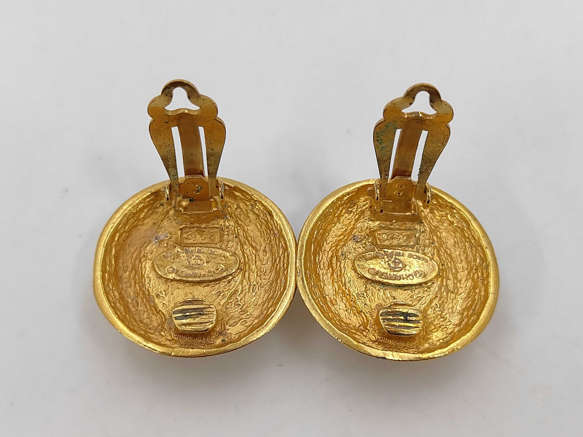 CHANEL Faux Pearl Earrings Earrings