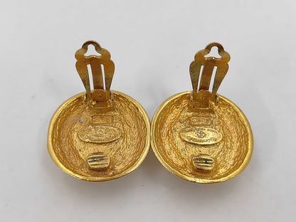 CHANEL Faux Pearl Earrings Earrings