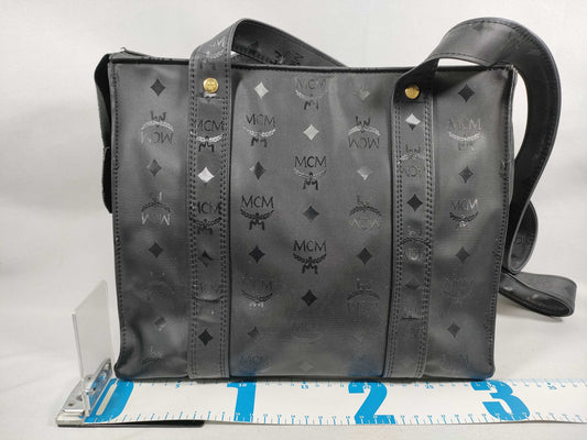 MCM MCM Visetos Tote Bag Black Tote Bag