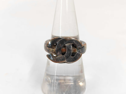 CHANEL 01P Coco Mark Ring Ring