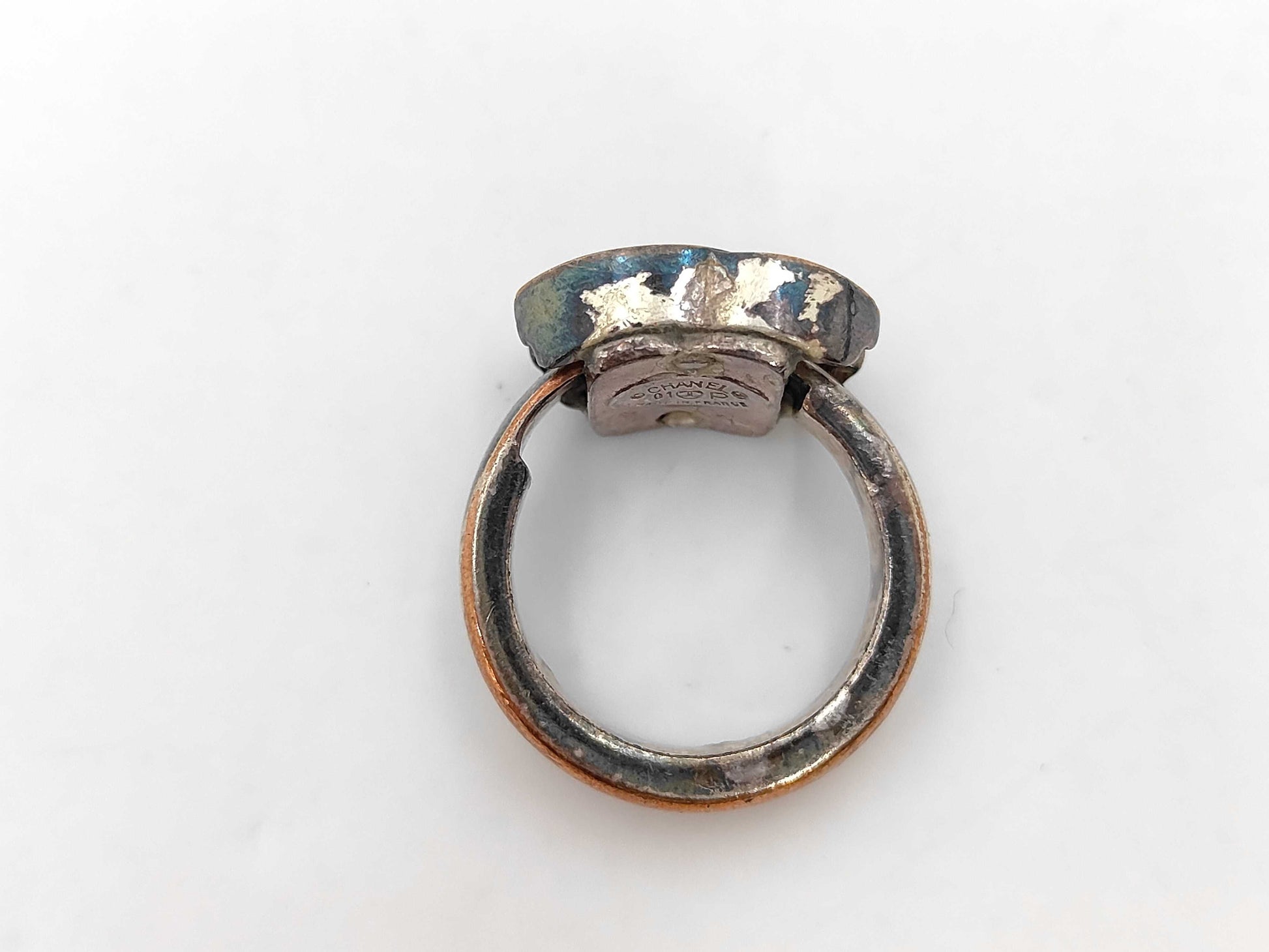 CHANEL 01P Coco Mark Ring Ring