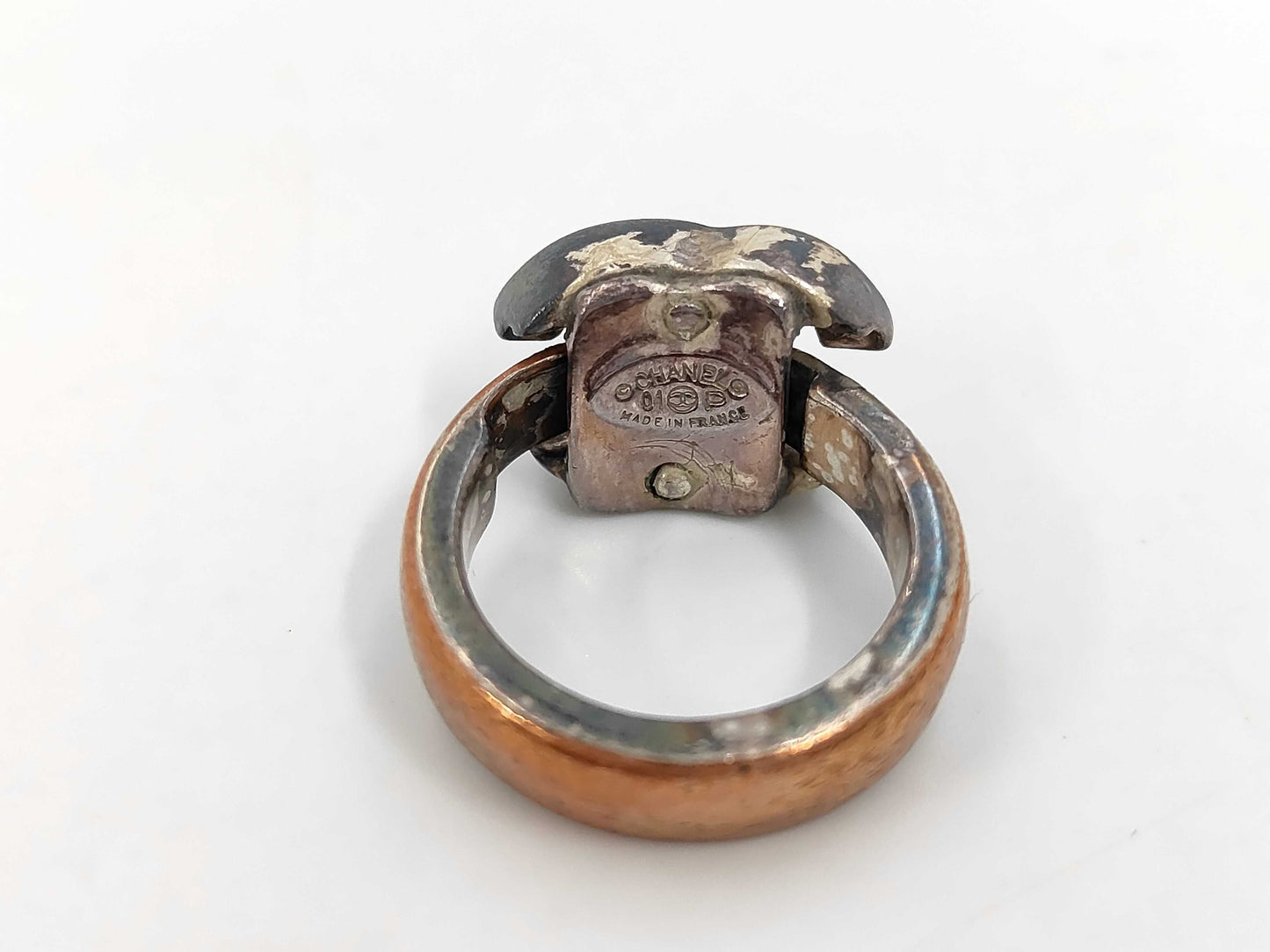 CHANEL 01P Coco Mark Ring Ring