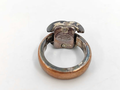 CHANEL 01P Coco Mark Ring Ring