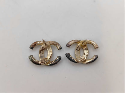 CHANEL 01P Earrings Coco Mark Earrings
