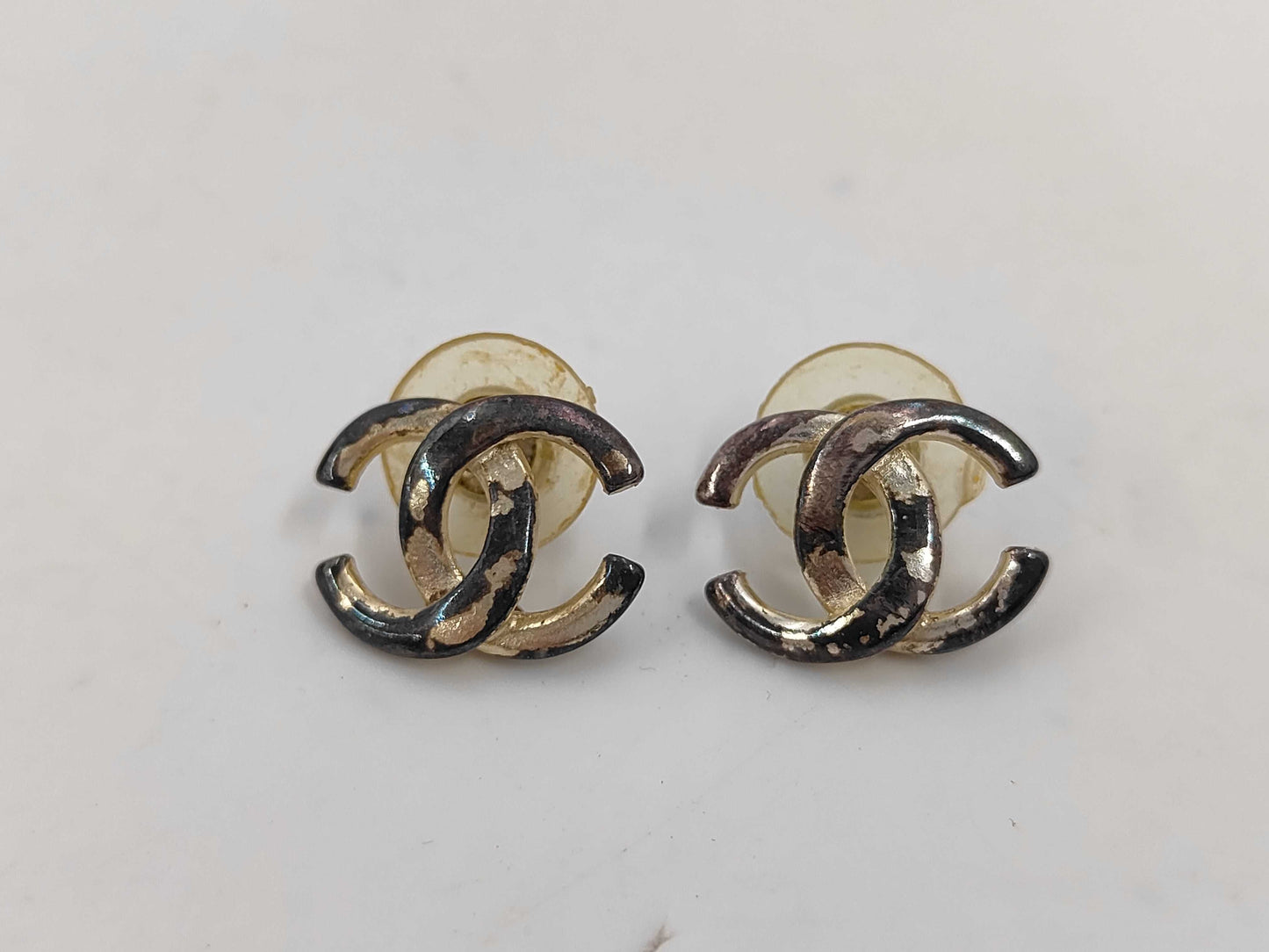 CHANEL 01P Earrings Coco Mark Earrings